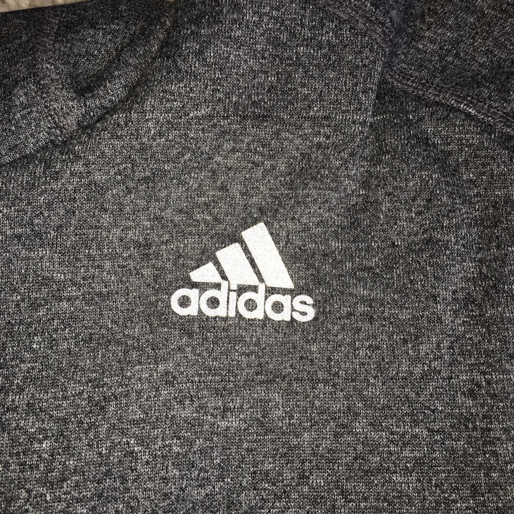 Grey adidas hoodie